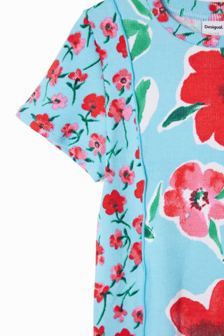T-shirt - Rouge et bleu