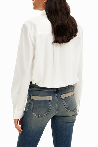Chemise Mickey Disney - Blanc et rouge
