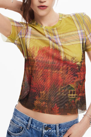 Top slim - Jaune