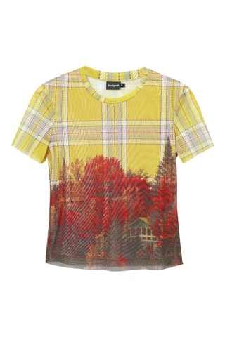 Top slim - Jaune