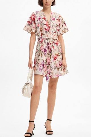Robe patineuse - Rouge et violet