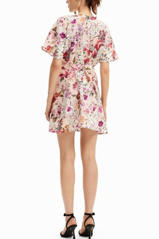Robe patineuse - Rouge et violet