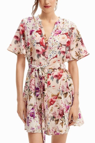 Robe patineuse - Rouge et violet