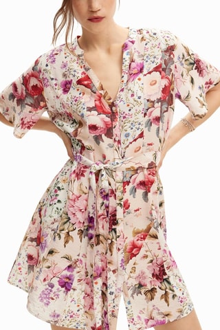 Robe patineuse - Rouge et violet