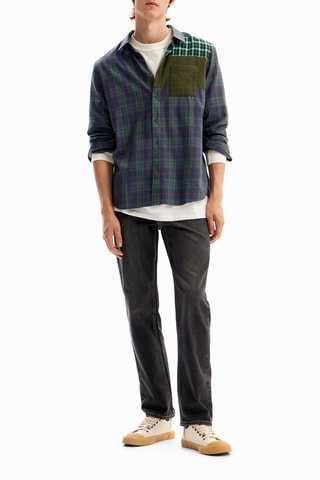 Chemise - Bleu et vert