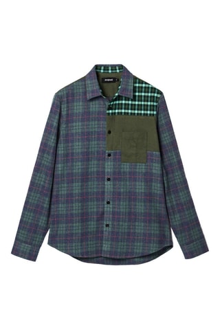 Chemise - Bleu et vert