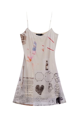 Robe courte - Beige