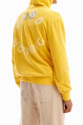 Sweat à capuche - Jaune