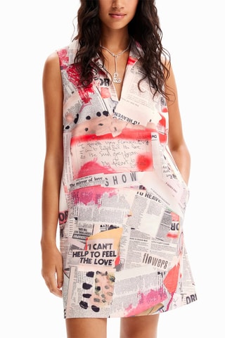 Robe droite - Blanc