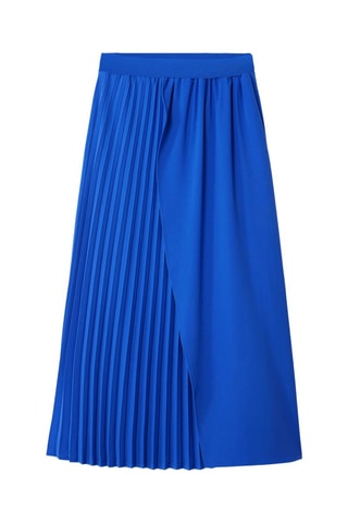 Jupe midi - Bleu