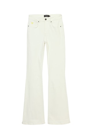 Pantalon flare - Blanc