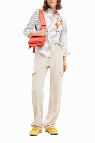 Pantalon cargo - Beige