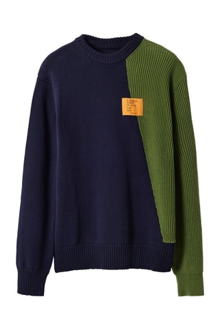 Pull - Bleu, vert et orange