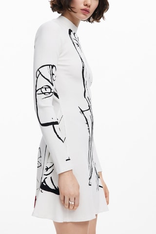 Robe pull - Blanc
