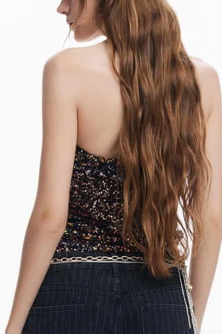 Top bustier - Multicolore