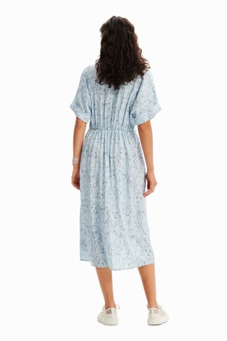 Robe chemise - Bleu
