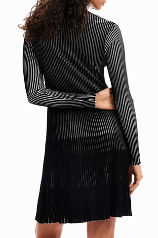 Robe pull - Noir et blanc