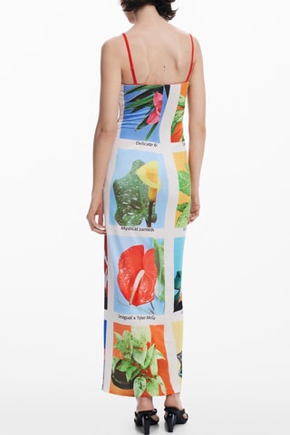 Robe longue sans manches - Multicolore