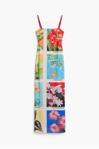 Robe longue sans manches - Multicolore