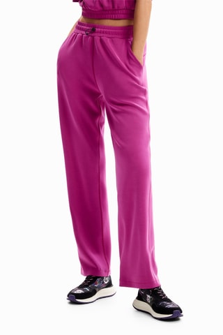 Pantalon wide legs - Rose