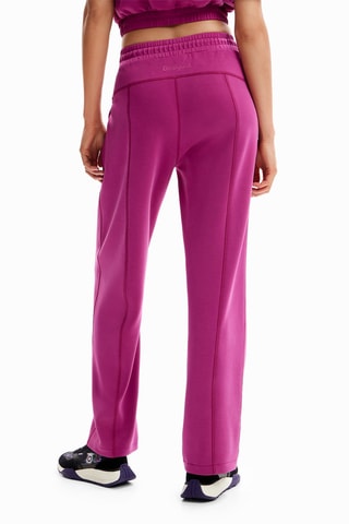 Pantalon wide legs - Rose
