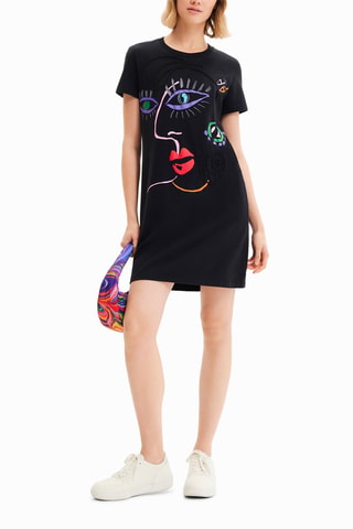 Robe droite - Noir