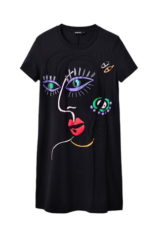 Robe droite - Noir