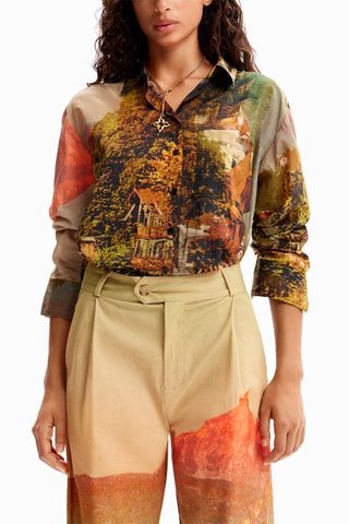 Pantalon wide legs - Beige