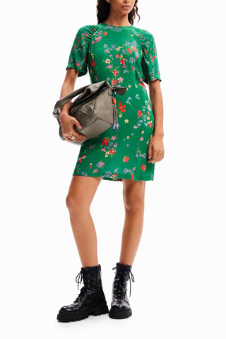 Robe droite - Vert