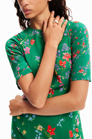 Robe droite - Vert