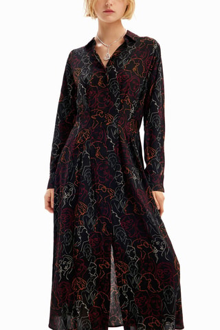 Robe longue - Noir