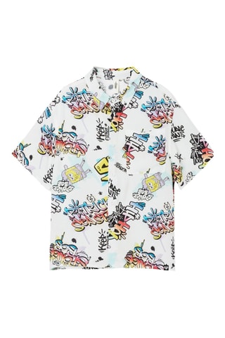 Chemise Bob l’éponge - Blanc et jaune