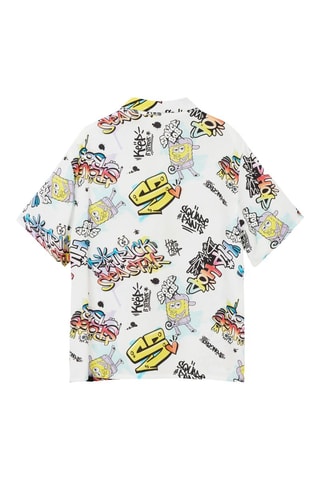Chemise Bob l’éponge - Blanc et jaune