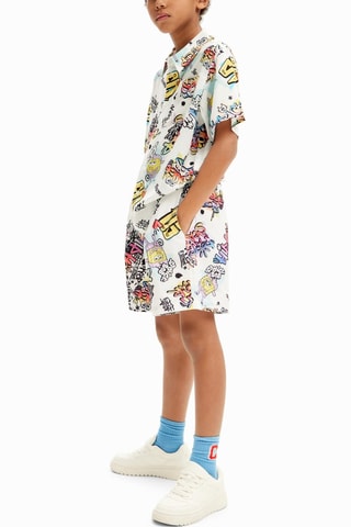 Chemise Bob l’éponge - Blanc et jaune