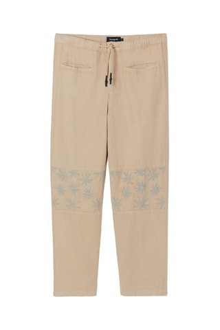 Pantalon - Beige et gris