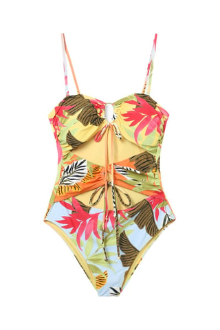 Maillot 1 pièce - Jaune