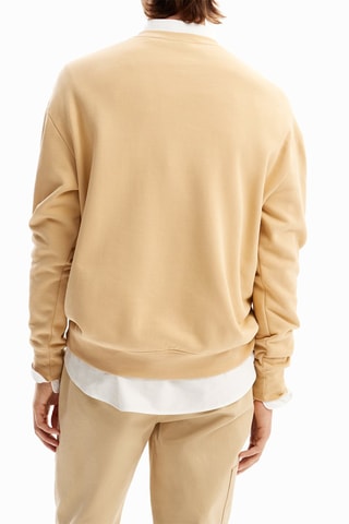 Sweat - Blanc, noir et beige