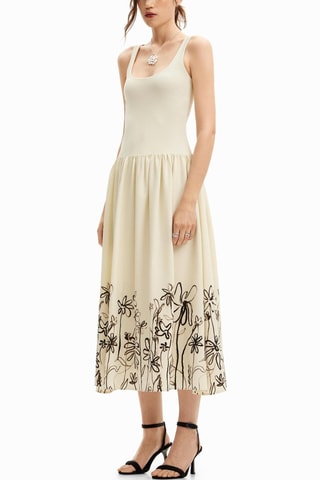 Robe patineuse - Blanc