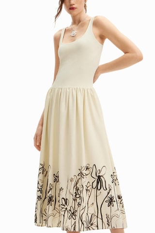 Robe patineuse - Blanc