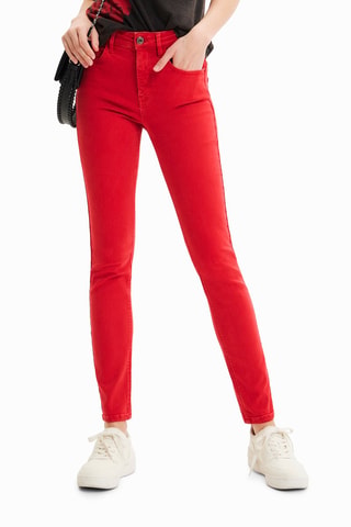 Jean skinny - Rouge