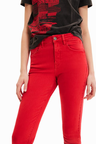 Jean skinny - Rouge