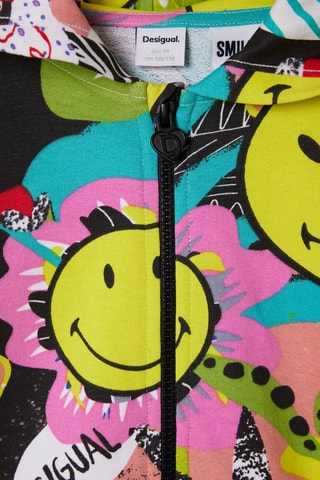 Sweat oversize à capuche - Multicolore