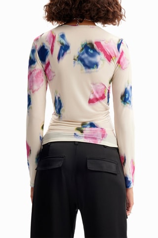 Top - Beige et rose