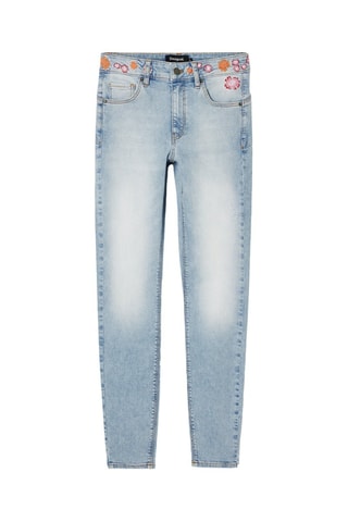 Jean skinny 7/8 - Bleu