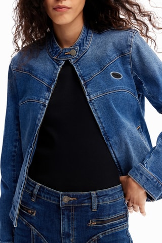 Veste en jean regular - Bleu