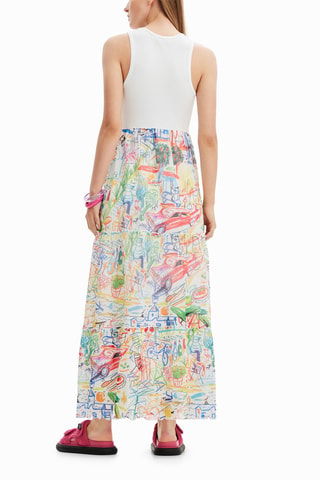 Robe longue - Blanc