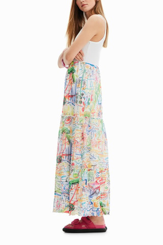Robe longue - Blanc