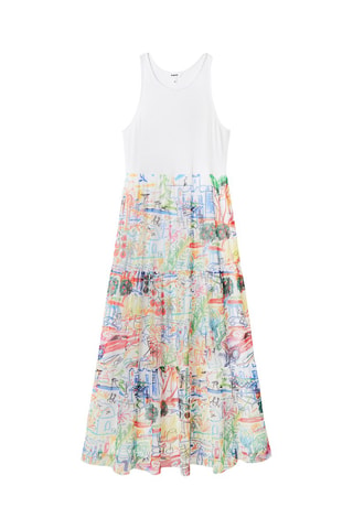 Robe longue - Blanc