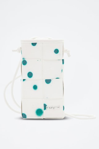Sacoche pour téléphone - Blanc et vert