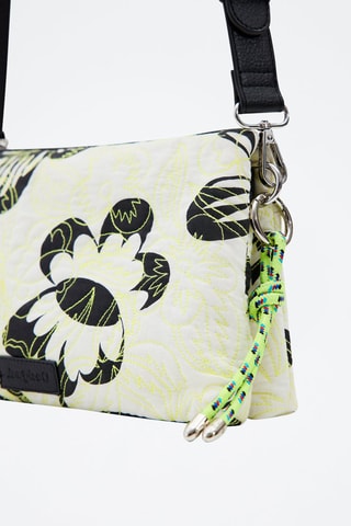 Sac bandoulière - Blanc, jaune et noir